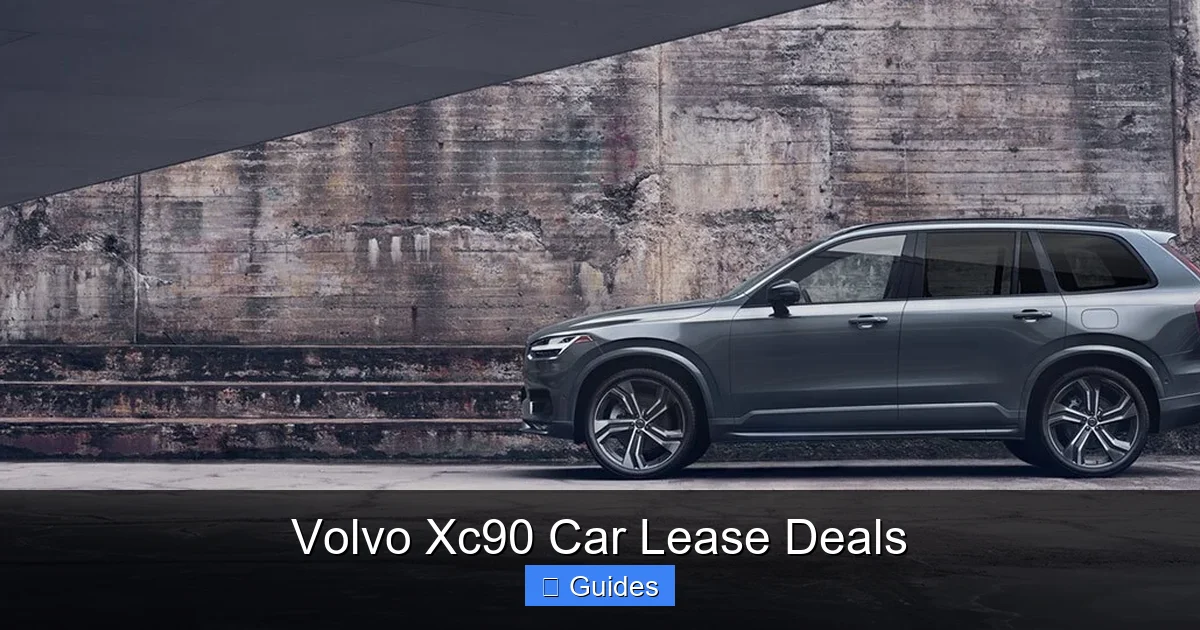 Volvo Xc90 Car Lease Deals