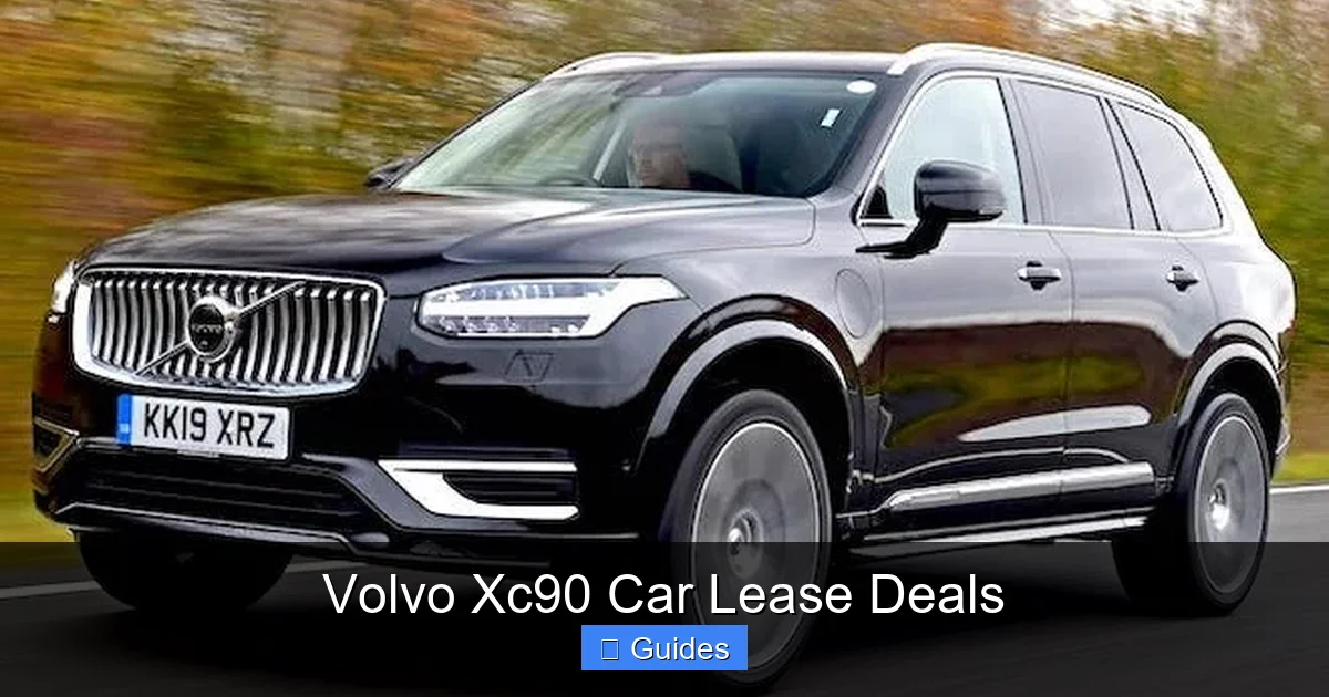 Volvo Xc90 Car Lease Deals
