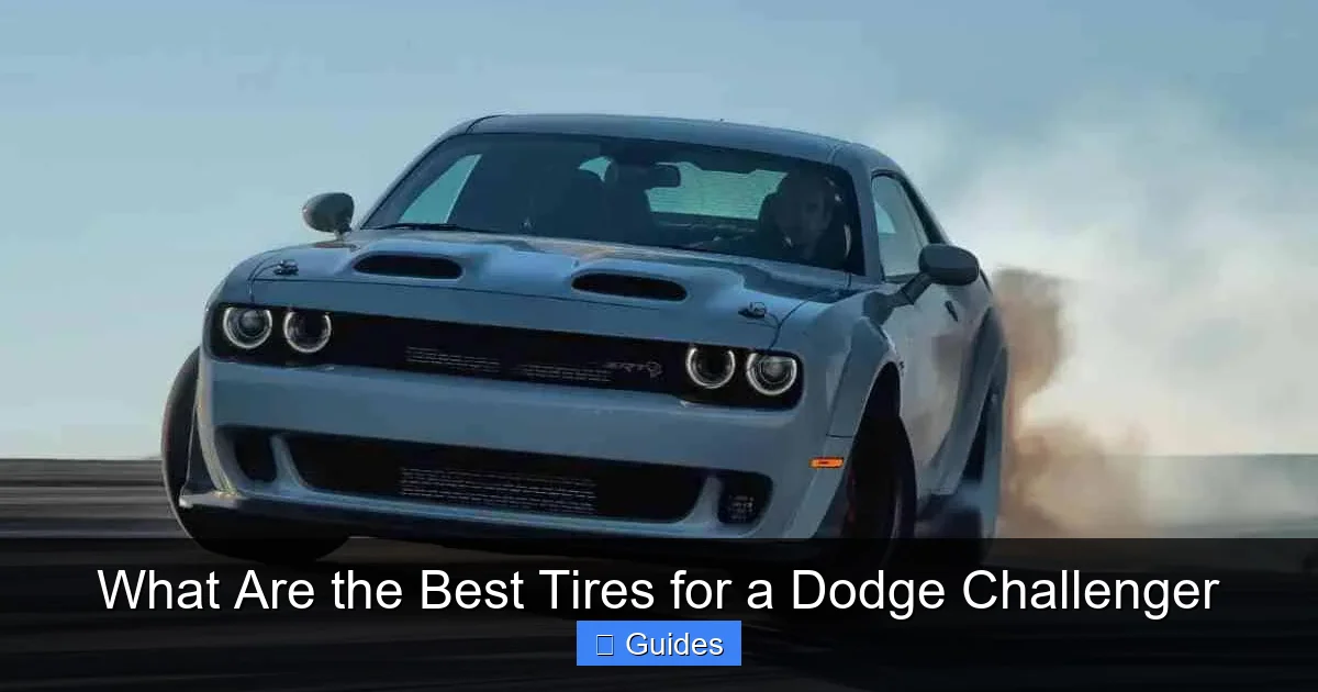 What Are the Best Tires for a Dodge Challenger