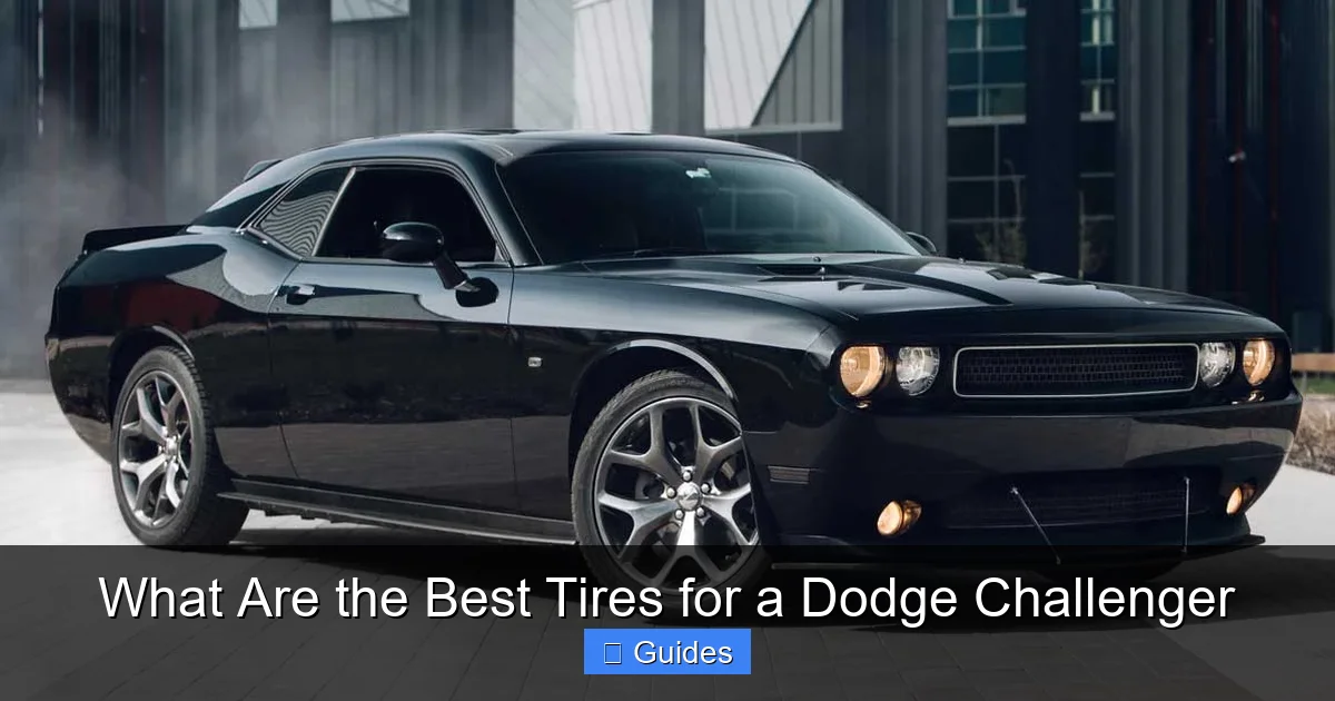 What Are the Best Tires for a Dodge Challenger
