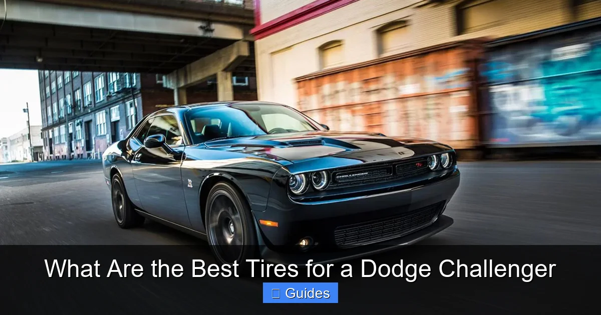 What Are the Best Tires for a Dodge Challenger