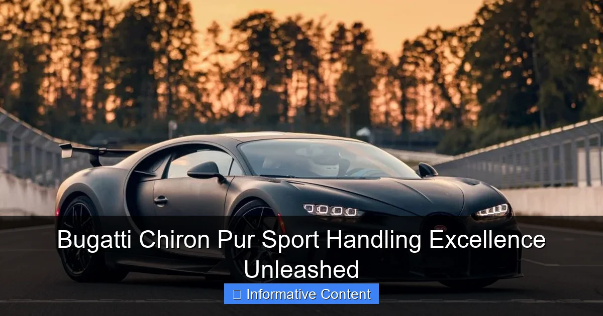 Bugatti Chiron Pur Sport Handling Excellence Unleashed