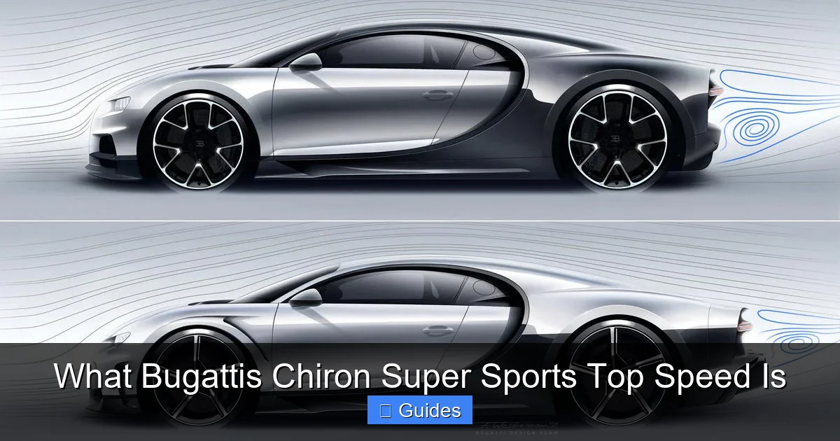 What Bugattis Chiron Super Sports Top Speed Is