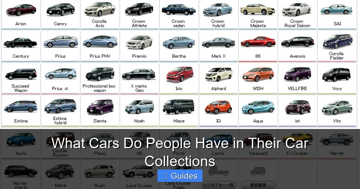 What Cars Do People Have in Their Car Collections