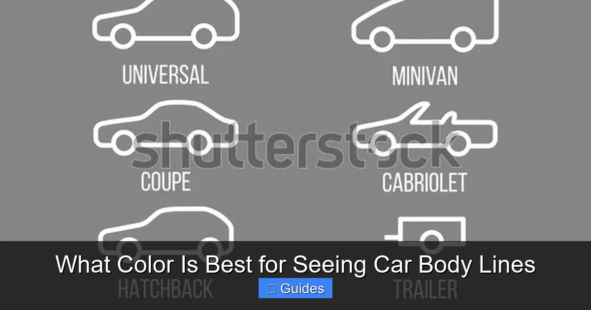 What Color Is Best for Seeing Car Body Lines