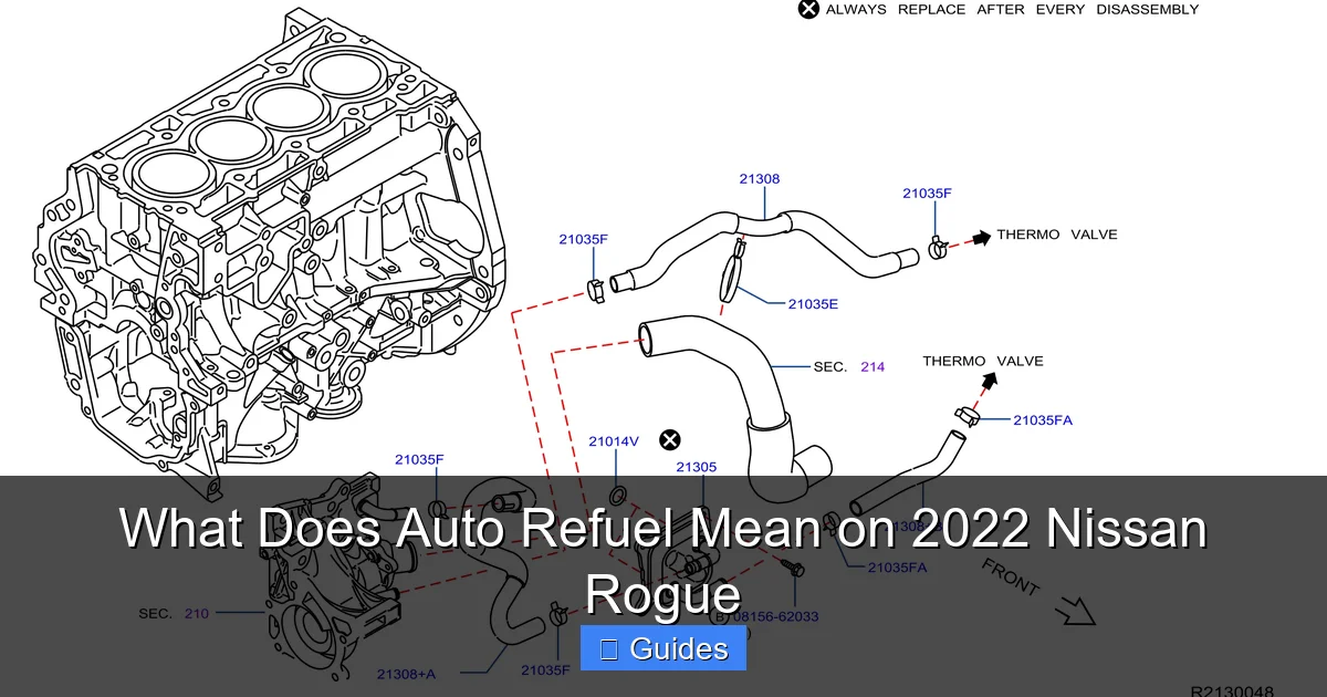 What Does Auto Refuel Mean on 2022 Nissan Rogue