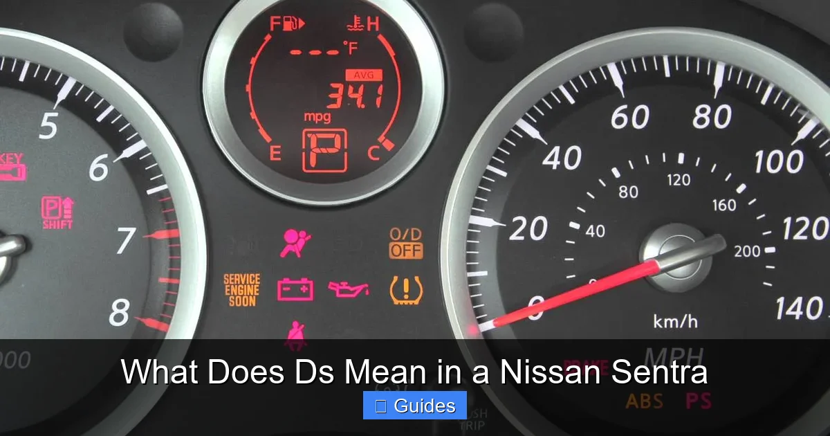 What Does Ds Mean in a Nissan Sentra