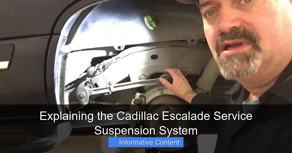 Explaining the Cadillac Escalade Service Suspension System