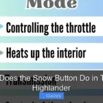 What Does the Snow Button Do in Toyota Highlander