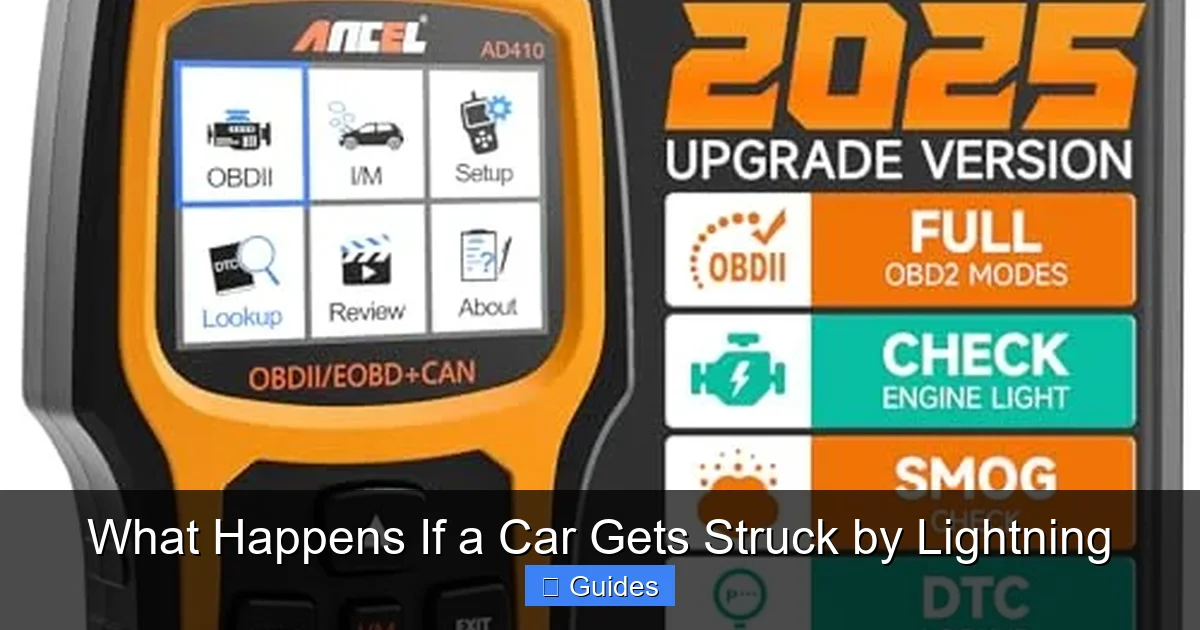 What Happens If a Car Gets Struck by Lightning