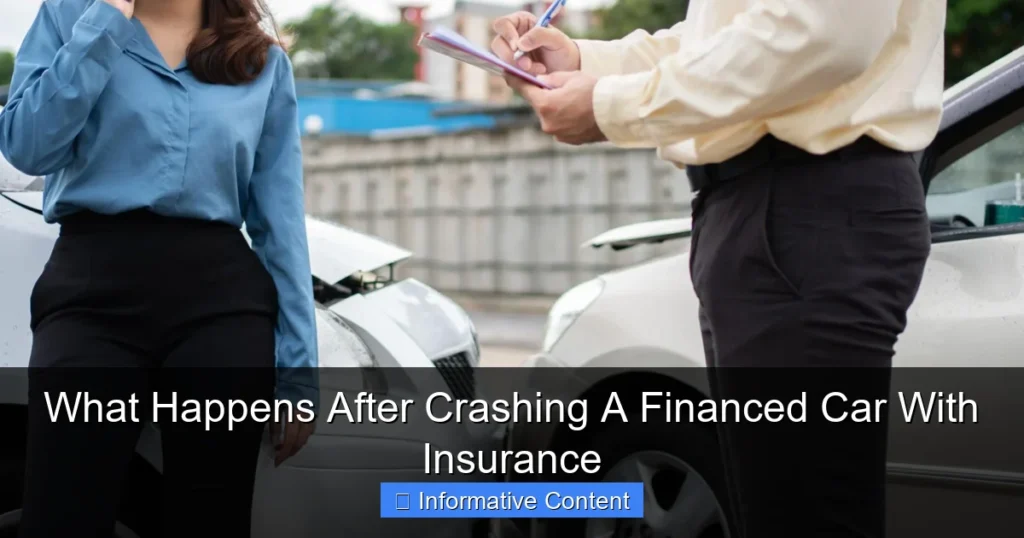 What Happens After Crashing A Financed Car With Insurance