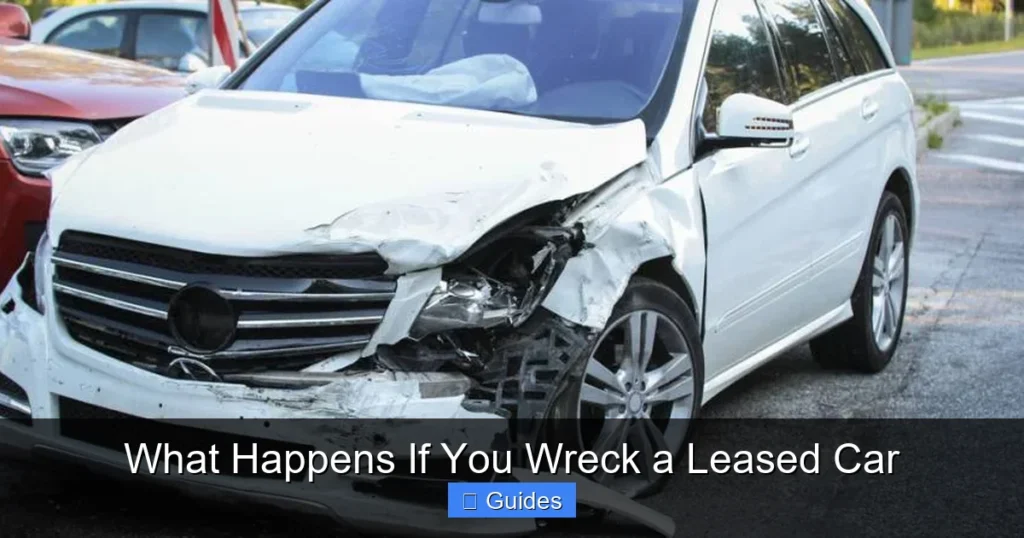 What Happens If You Wreck a Leased Car