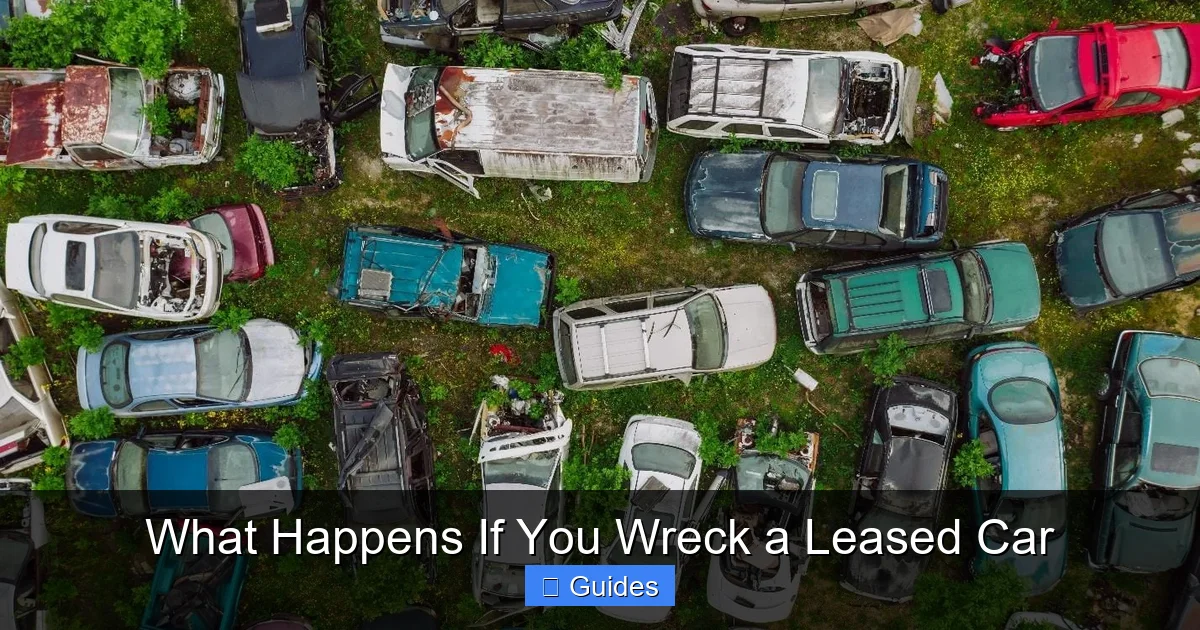 What Happens If You Wreck a Leased Car