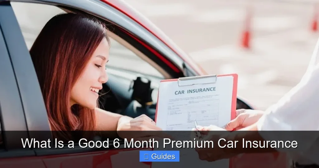 What Is a Good 6 Month Premium Car Insurance