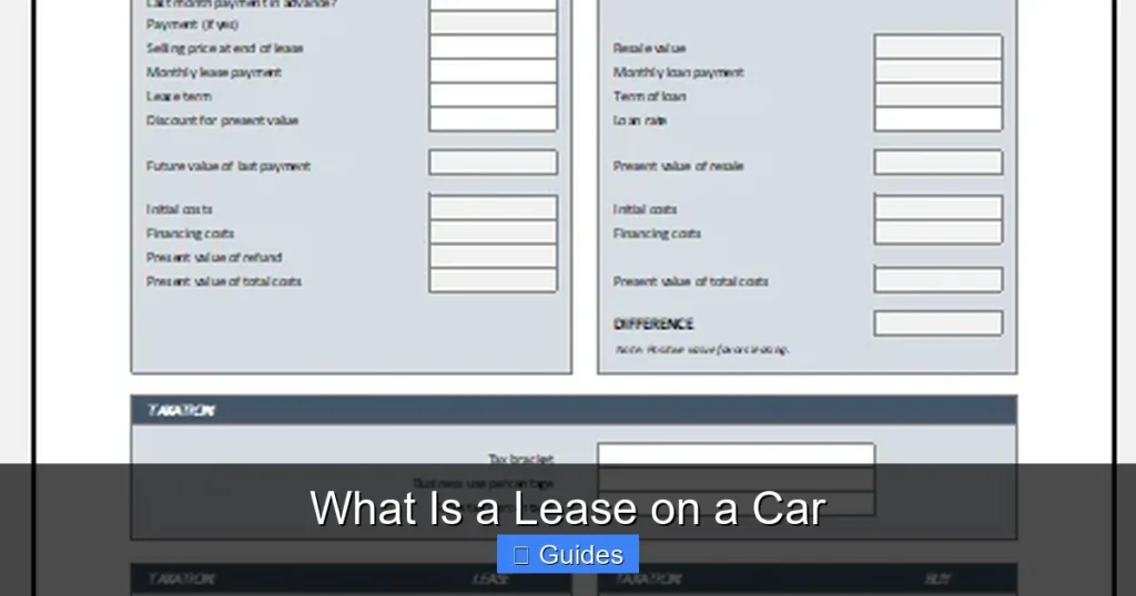 What Is a Lease on a Car