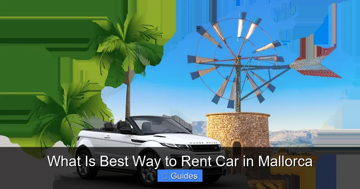 What Is Best Way to Rent Car in Mallorca
