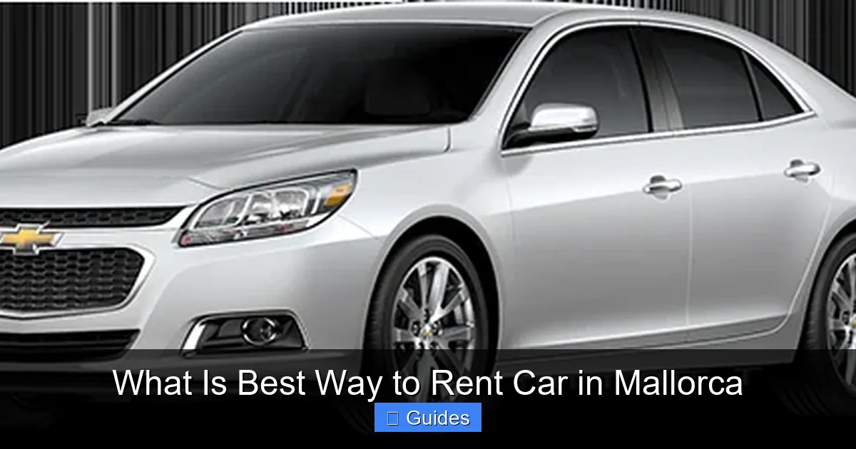 What Is Best Way to Rent Car in Mallorca