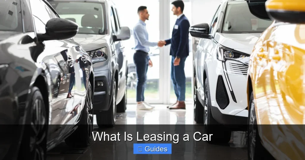 What Is Leasing a Car