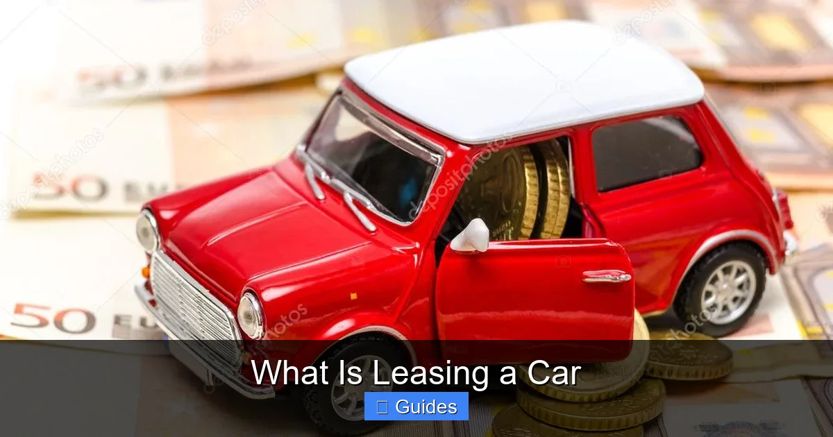 What Is Leasing a Car