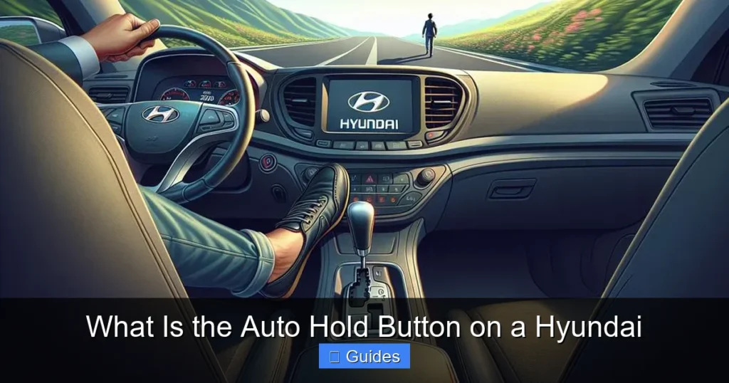What Is the Auto Hold Button on a Hyundai