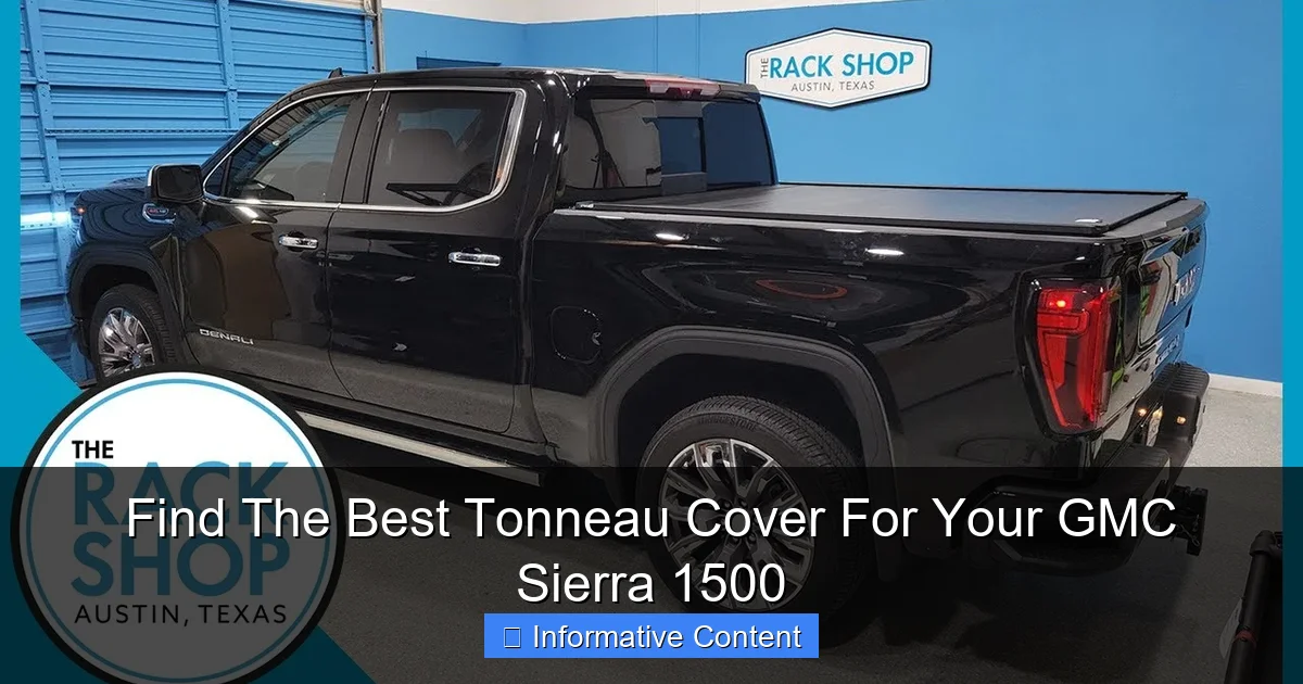 Find The Best Tonneau Cover For Your GMC Sierra 1500