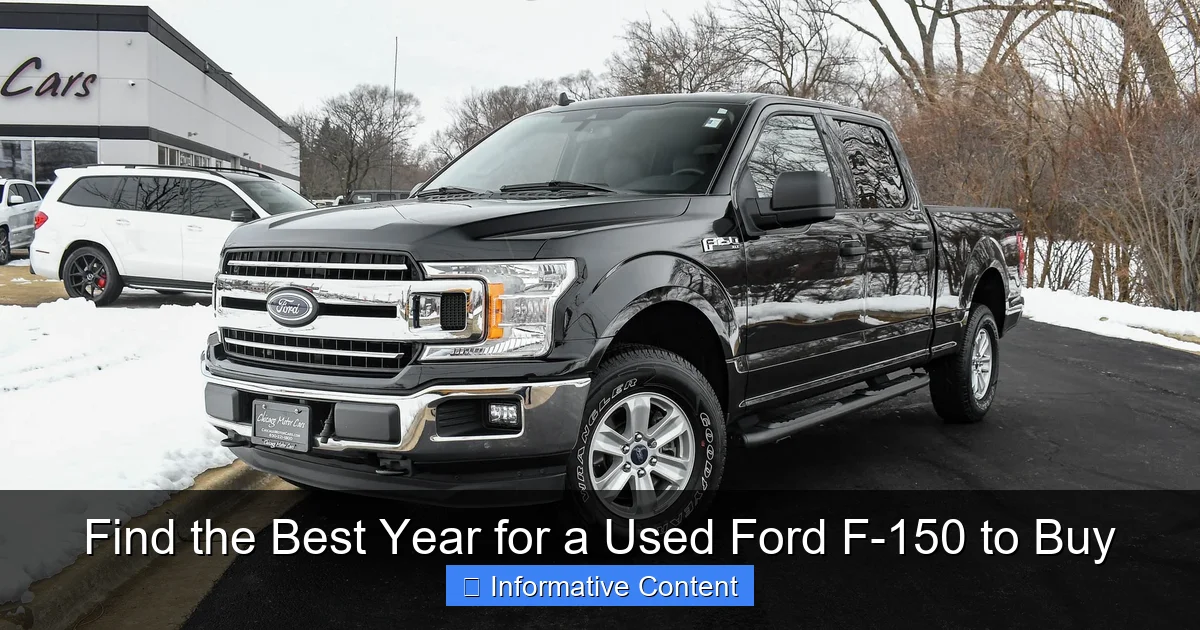 Find the Best Year for a Used Ford F-150 to Buy