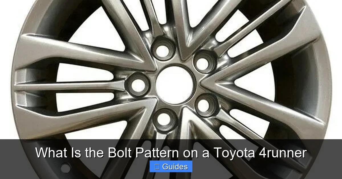 What Is the Bolt Pattern on a Toyota 4runner