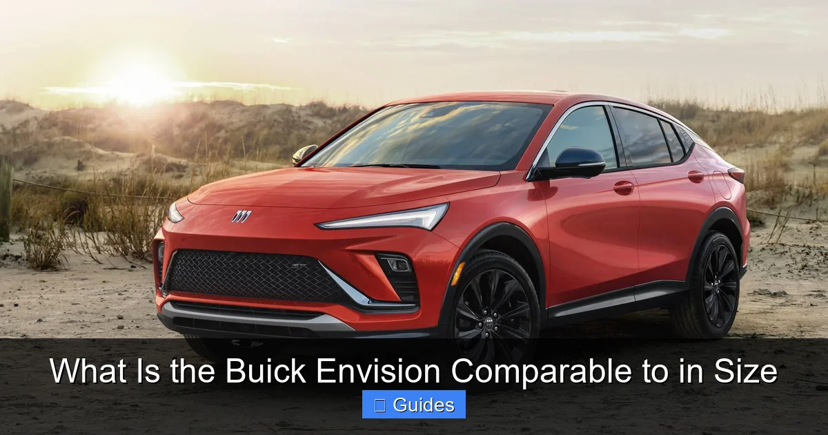 What Is the Buick Envision Comparable to in Size