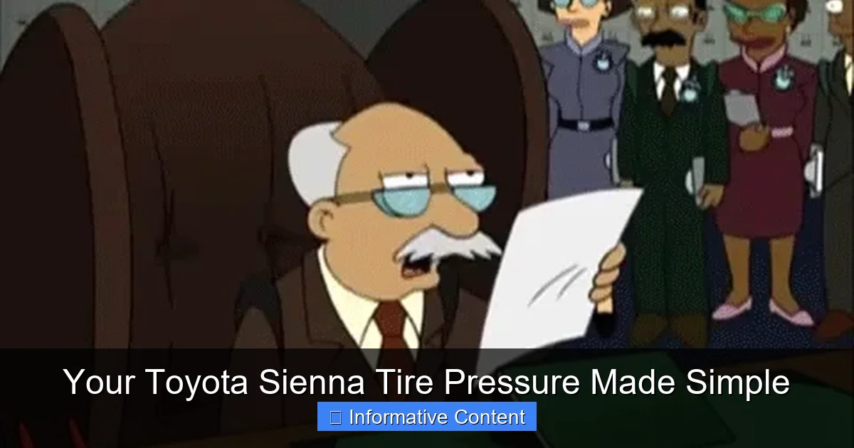 Your Toyota Sienna Tire Pressure Made Simple