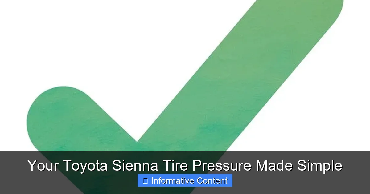 Your Toyota Sienna Tire Pressure Made Simple
