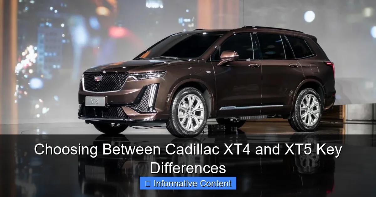 Choosing Between Cadillac XT4 and XT5 Key Differences