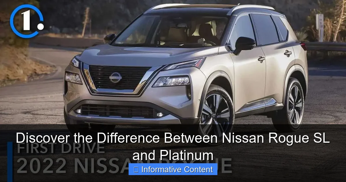 Discover the Difference Between Nissan Rogue SL and Platinum