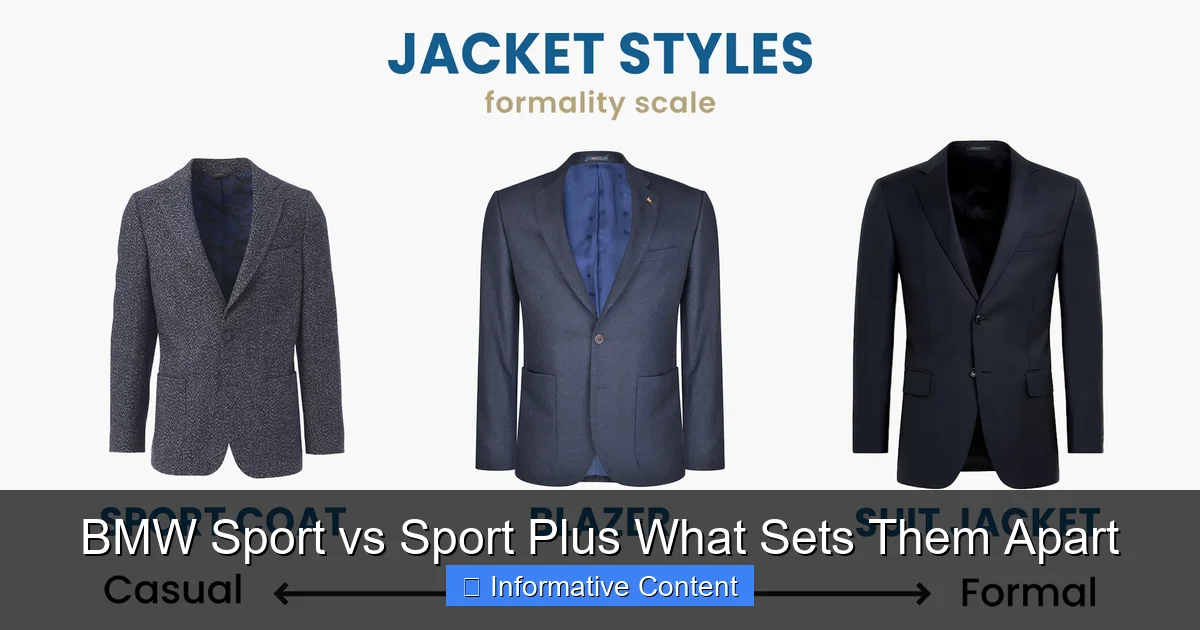 BMW Sport vs Sport Plus What Sets Them Apart