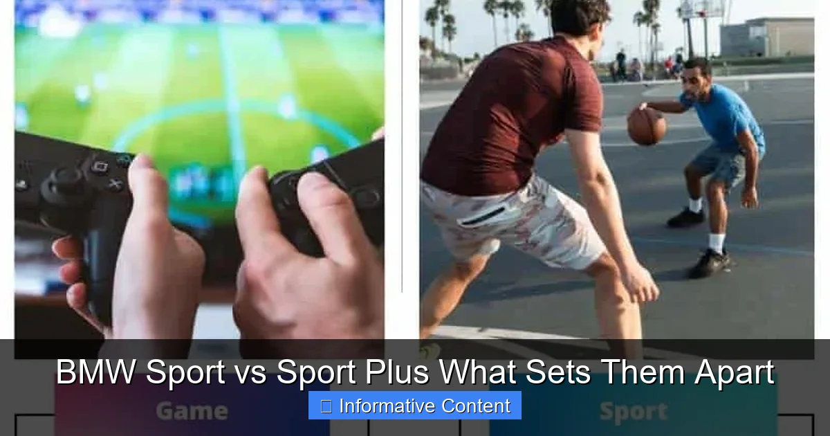 BMW Sport vs Sport Plus What Sets Them Apart