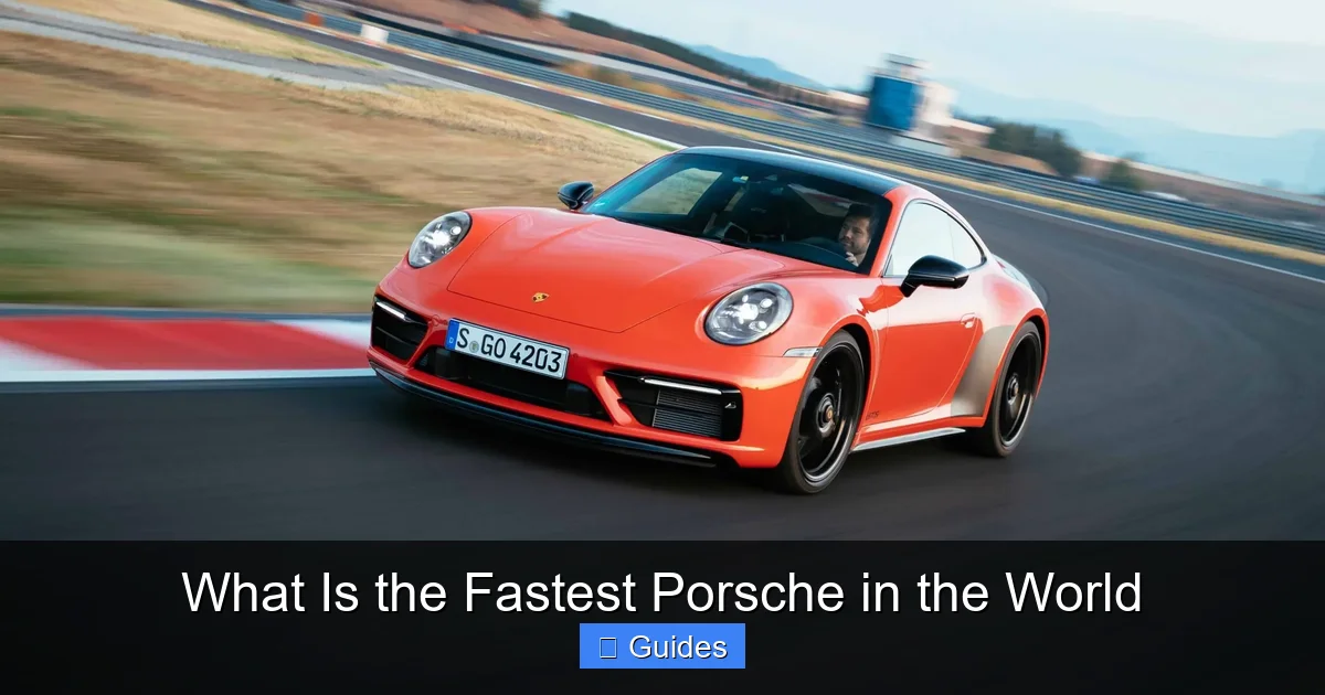 What Is the Fastest Porsche in the World