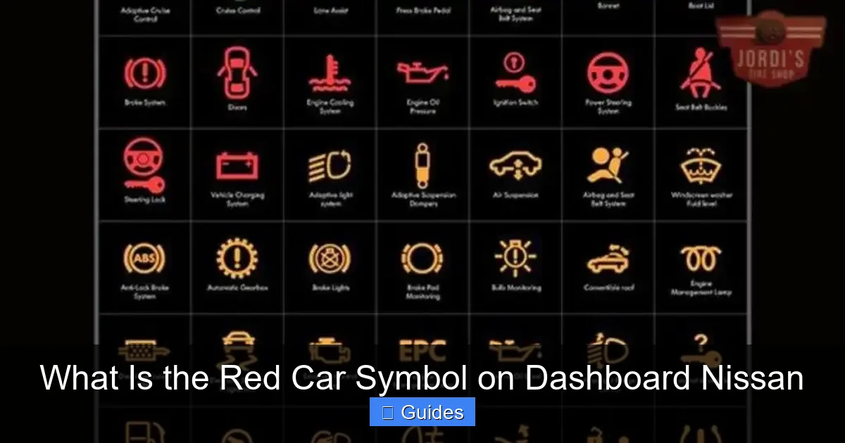 What Is the Red Car Symbol on Dashboard Nissan