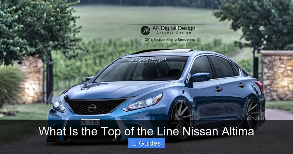 What Is the Top of the Line Nissan Altima