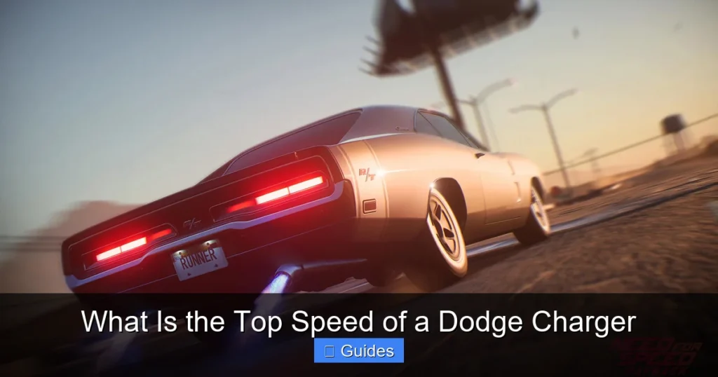 What Is the Top Speed of a Dodge Charger
