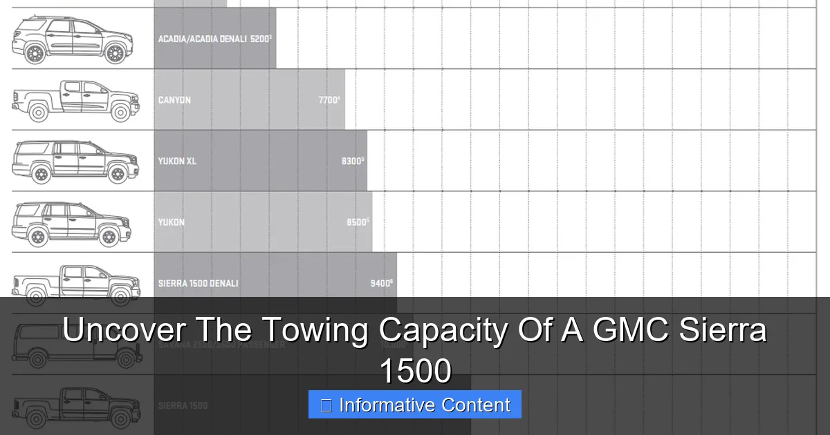 Uncover The Towing Capacity Of A GMC Sierra 1500