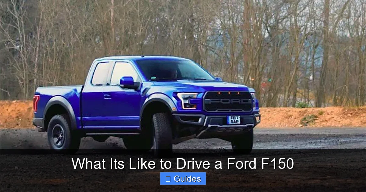 What Its Like to Drive a Ford F150