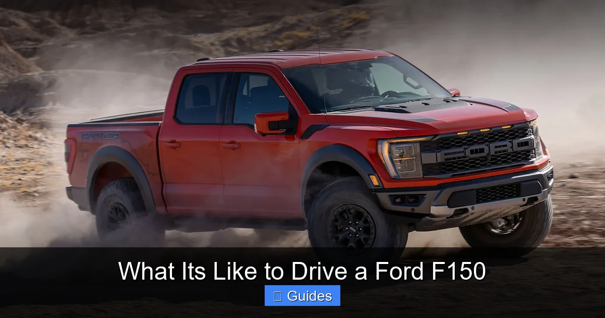What Its Like to Drive a Ford F150