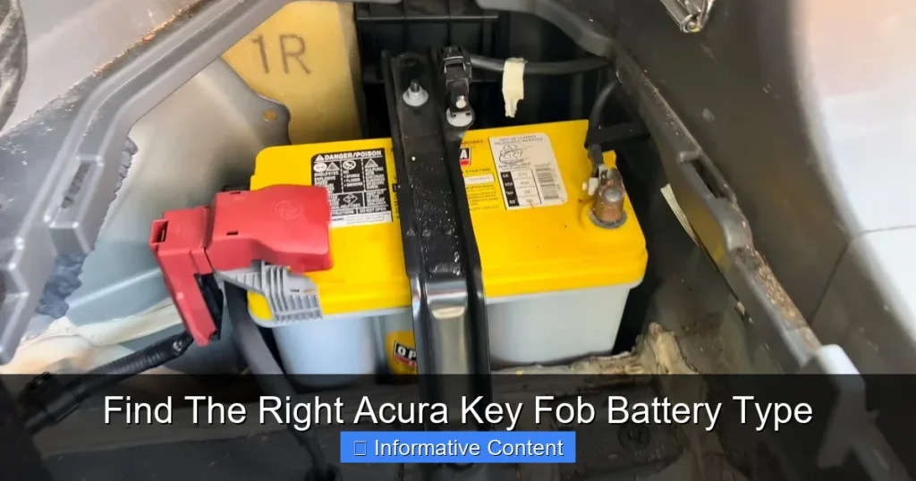 Find The Right Acura Key Fob Battery Type