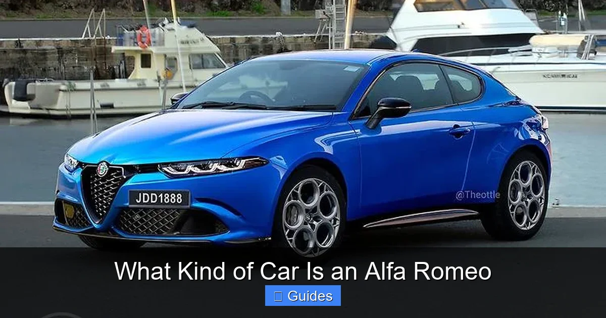 What Kind of Car Is an Alfa Romeo