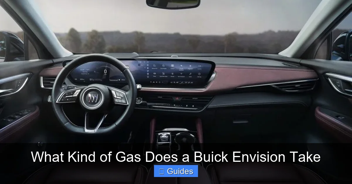 What Kind of Gas Does a Buick Envision Take
