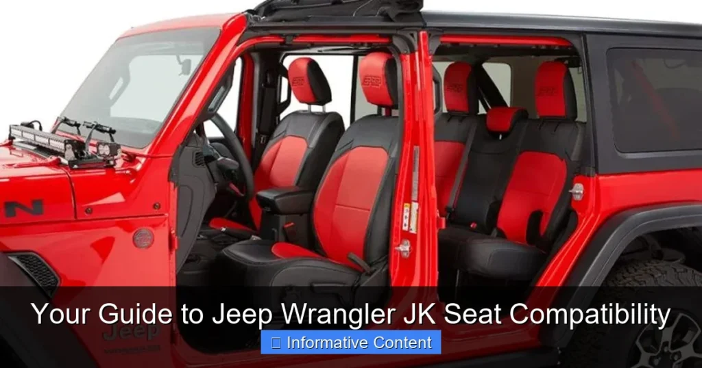 Your Guide to Jeep Wrangler JK Seat Compatibility