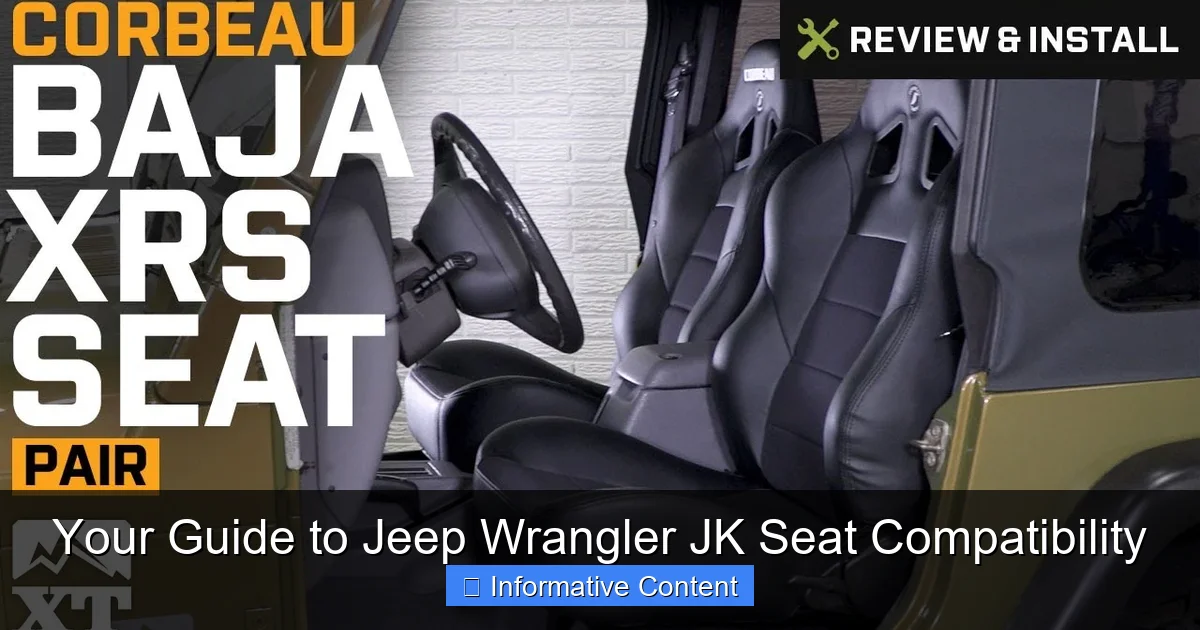 Your Guide to Jeep Wrangler JK Seat Compatibility