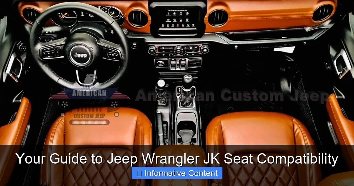 Your Guide to Jeep Wrangler JK Seat Compatibility