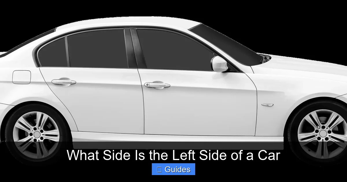 What Side Is the Left Side of a Car