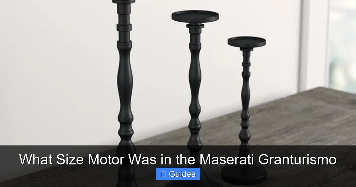What Size Motor Was in the Maserati Granturismo
