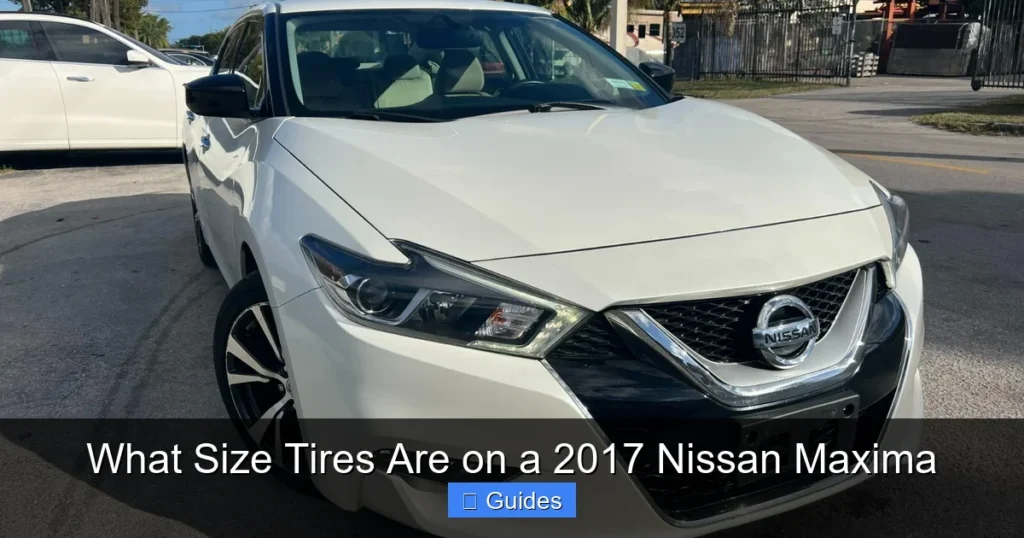 What Size Tires Are on a 2017 Nissan Maxima